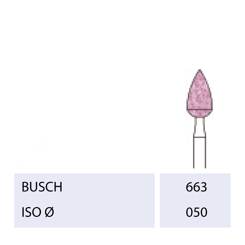 BUSCH® High-grade corundum bur (pink) | Groupe Apocom